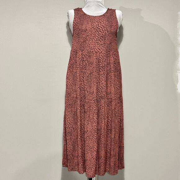 Thread & Seed Abbot Kinney Stroll Midi Dress S/M Flowy Tiered‎ Bohemian - Picture 4 of 10
